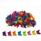 100 Packs Assorted Color Butterfly Hair Clips, Beautiful Mini Clips Accessories for Women and Girls, (Multicolor)